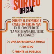 ¡SÚBETE AL ESCENARIO Y CANTA CON CARLOS ANN!